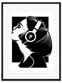 Gerahmter Kunstdruck Don't Stop The Music