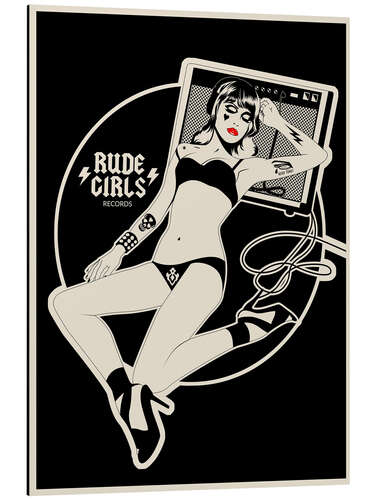 Alumiinitaulu Rude Girls Records II