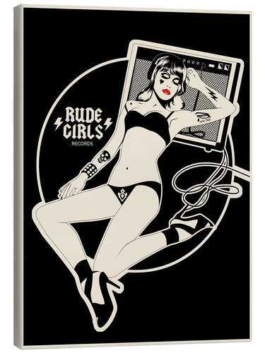 Canvas print Rude Girls Records II