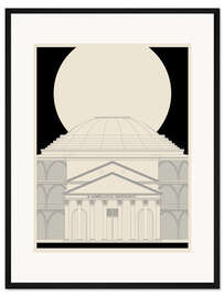 Gerahmter Kunstdruck Pantheon