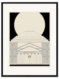 Stampa artistica con cornice Pantheon