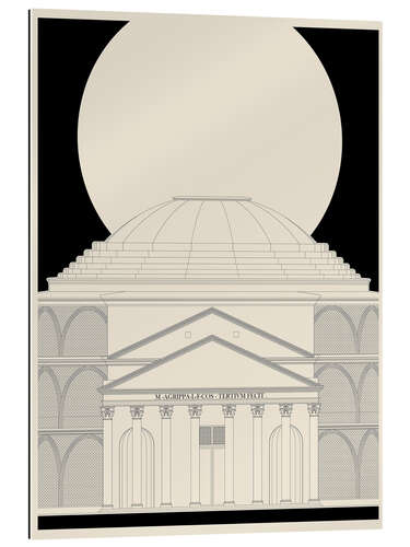 Stampa su plexi-alluminio Pantheon