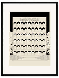 Gerahmter Kunstdruck Palazzo della Civiltà Italiana