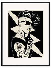 Gerahmter Kunstdruck 24 Party People