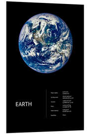 Foam board print Earth (English)