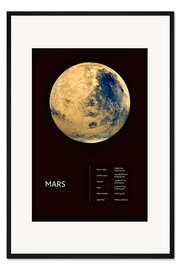 Gerahmter Kunstdruck Mars (englisch)
