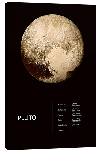 Canvas print Pluto