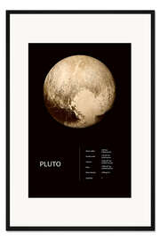 Gerahmter Kunstdruck Pluto (englisch)