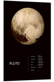 Magnettafel Pluto (englisch)