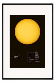 Gerahmter Kunstdruck Sonne (englisch)