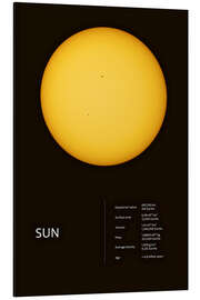 Magnettafel Sonne (englisch)