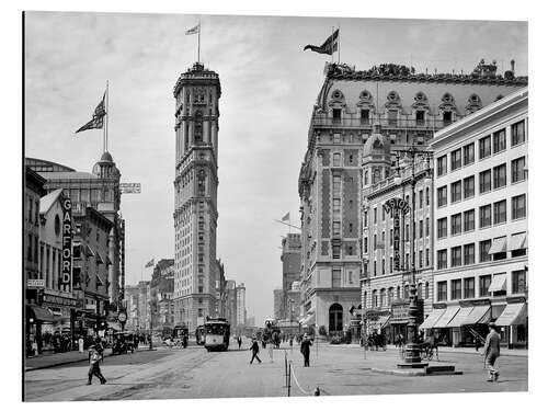 Obraz na aluminium Historisches New York - Times Square, 1908