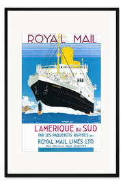 Gerahmter Kunstdruck Royal Mail Line Ltd. (französisch)