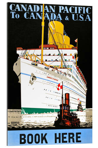 Gallery Print Canadian Pacific, nach Kanada und USA (englisch)