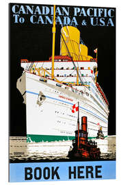 Gallery print Canadian Pacific, to Canada and USA (English)