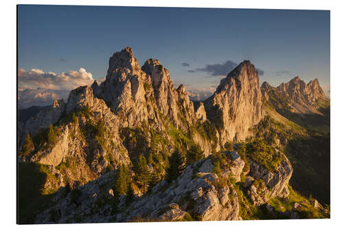 Aluminiumtavla Pinnacle in the Alps