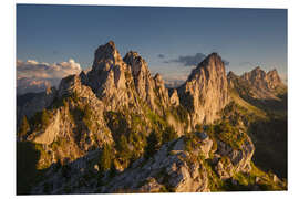 Foam board print Pinnacle in the Alps