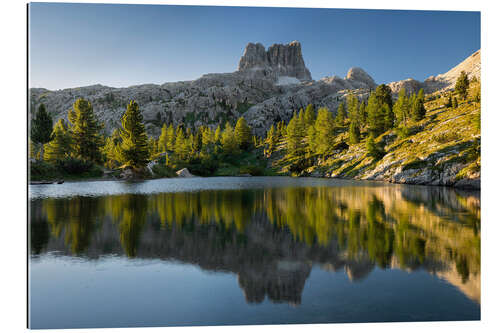 Gallery print Mountain lake in the Dolomites, Italy