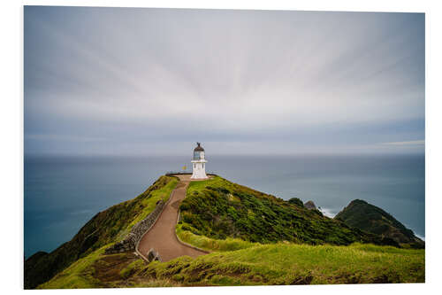 Hartschaumbild Leuchtturm im Cape Reinga, Neuseeland