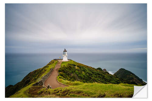 Adesivo murale Faro a Cape Reinga, Nuova Zelanda