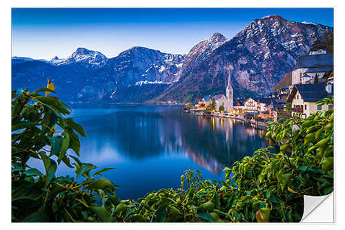 Wall sticker Hallstatt, Austrian Alps