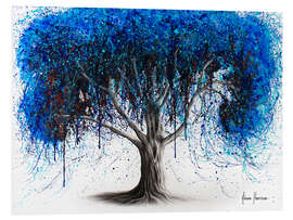 Foam board print Moonlight Tree