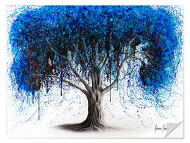 Adesivo murale Moonlight Albero