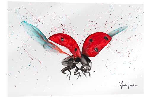 Akrylbillede Ladybug bliss