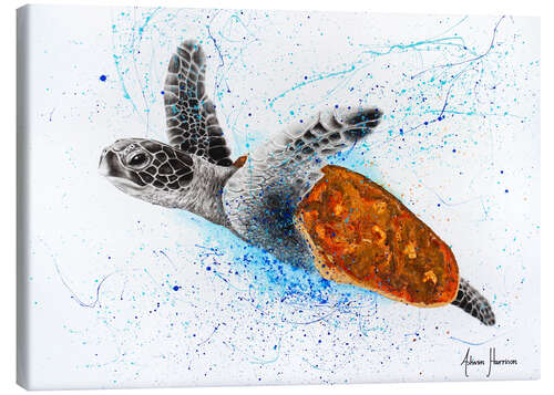 Canvas print Opulent Ocean Turtle