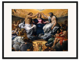 Gerahmter Kunstdruck Die Krönung der Jungfrau