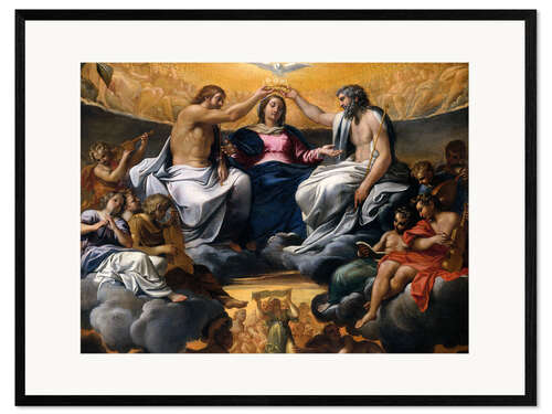 Framed art print The Coronation of the Virgin