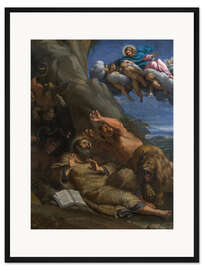 Gerahmter Kunstdruck Versuchung des heiligen Antonius