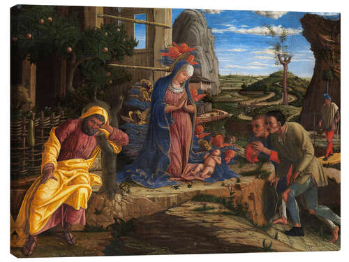 Canvas print Adoration of the shepherds