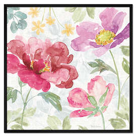 Gerahmter Kunstdruck Frühlingsblüte II