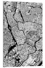 Gallery print City map of Vienna