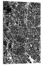 Gallery print City map of Madrid