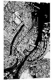 Obraz na PCV City map of Copenhagen