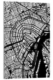 Gallery print Map of Amsterdam