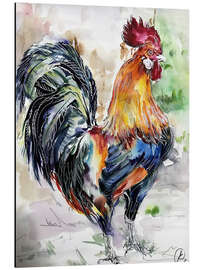 Tableau en aluminium Coq