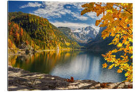 Galleriprint Autumn splendor at the Gosausee