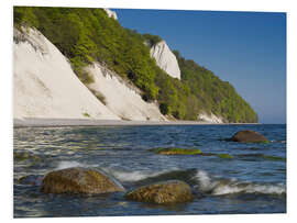 Foam board print Kaiserstuhl on Rügen with Baltic Sea