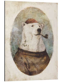 Magnettafel Alter Seebär