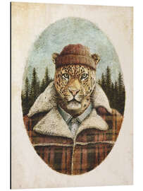 Magnettafel Holzfäller