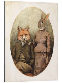 Magnettafel Herr Fuchs und Frau Hase