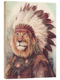 Wood print Chief