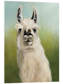 Acrylic print Who is your lama?