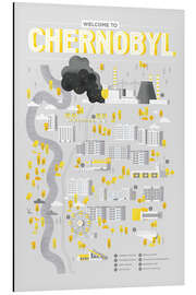 Magnettafel Willkommen in Tschernobyl (englisch)