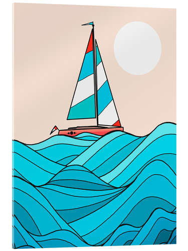 Acrylglas print Sail away with me