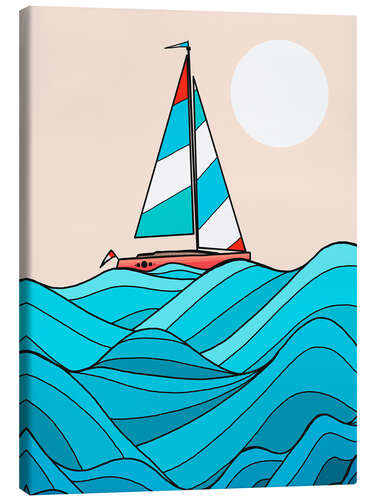 Canvas print Sail away with me