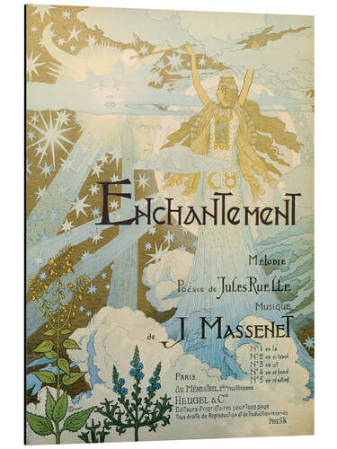 Aluminium print Enchanted (French)